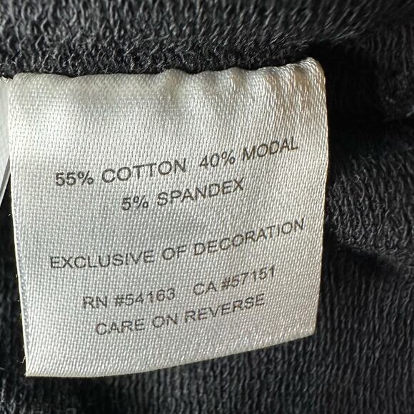 NFL Carolina Panthers Top Womens Large Black Tunic Logo NEW Long Sleeve Football - Picture 9 of 14